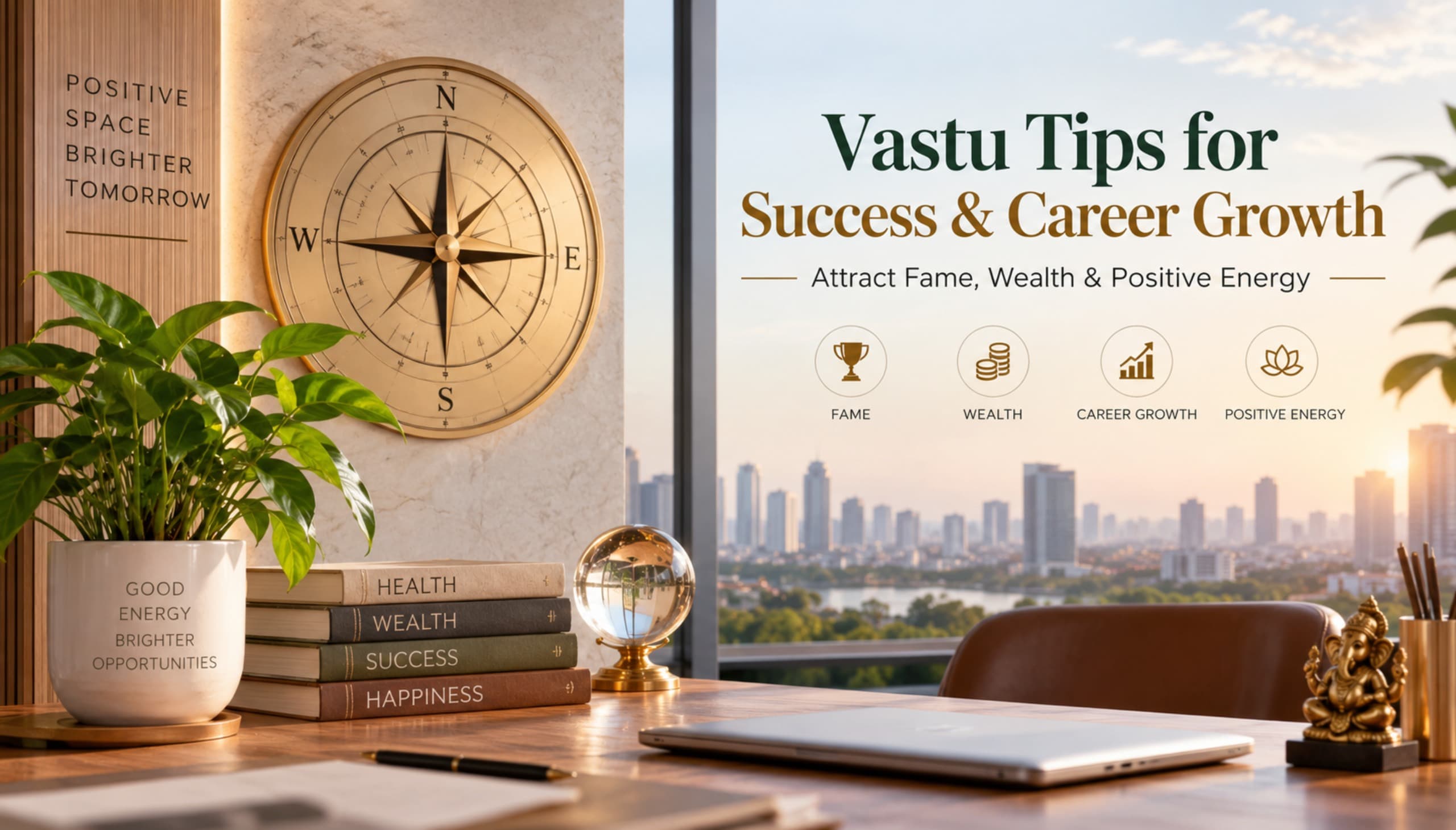 Vastu Tips for Success & Career Growth – Attract Fame, Wealth & Positive Energy