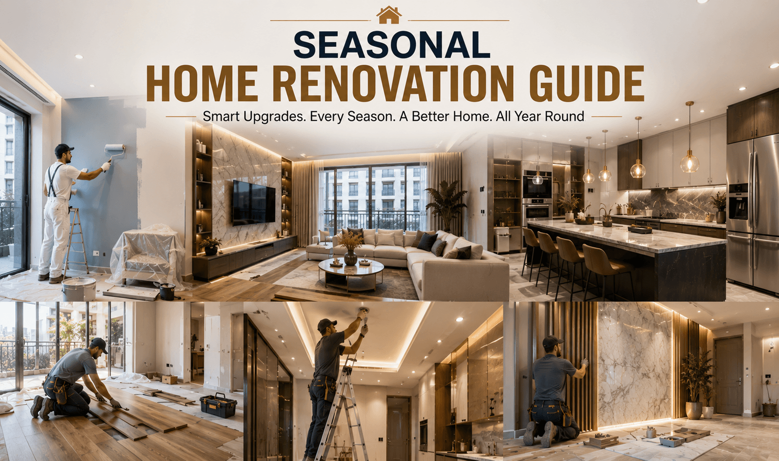 Home Renovations for Each Season: A Complete Year-Round Home Improvement Guide