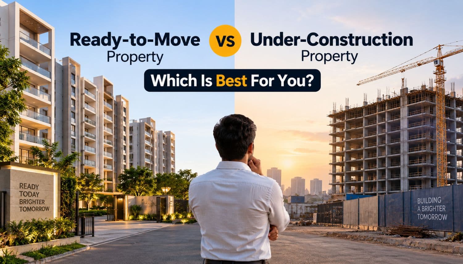 Ready-to-Move vs Under-Construction Property: Which Is Best For You?
