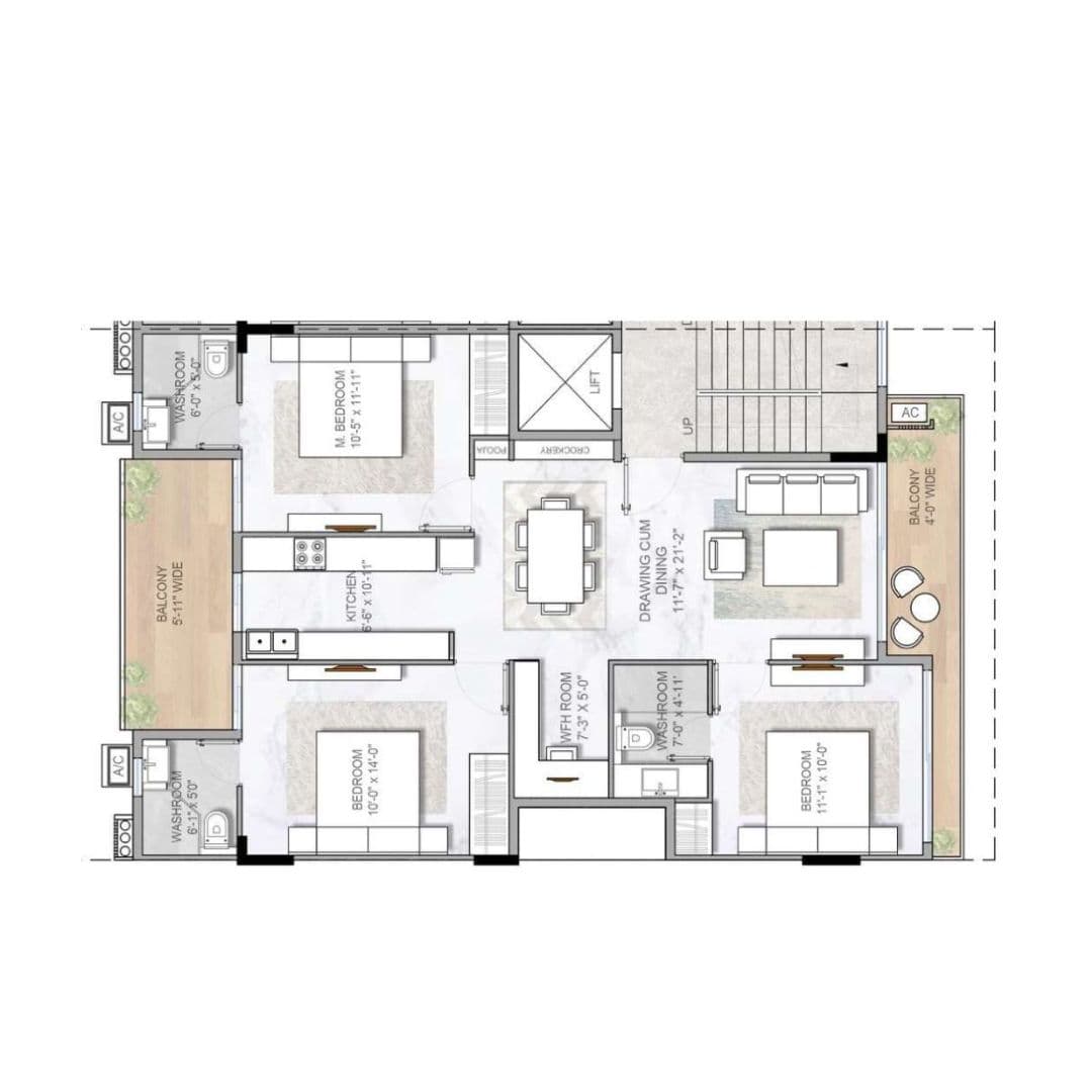 M3M Soulitude Sector 89 Gurgaon Floor Plan