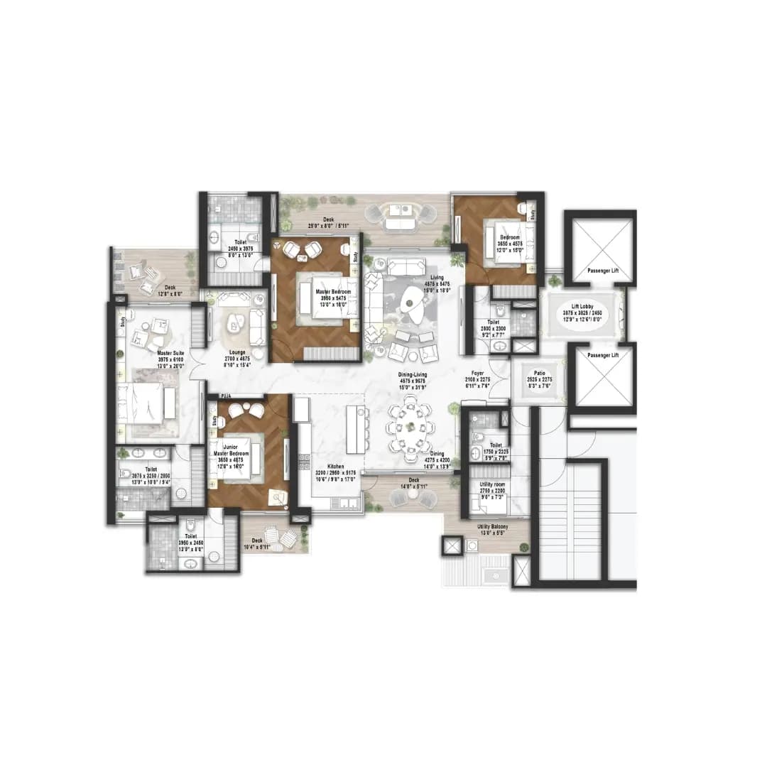 elan tha statment primum floor plan
