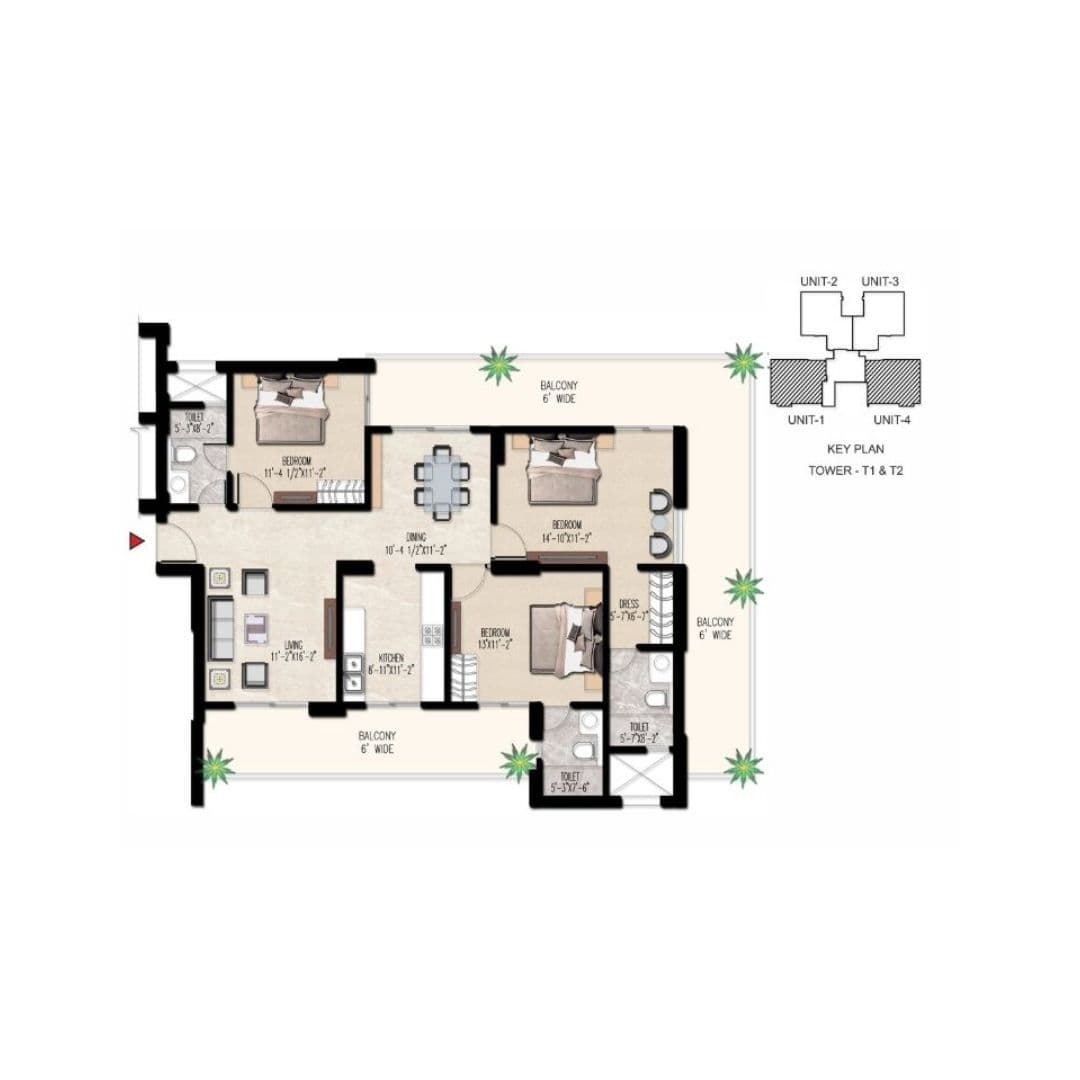 Adore The Select Premia Gurgaon Floor Plan