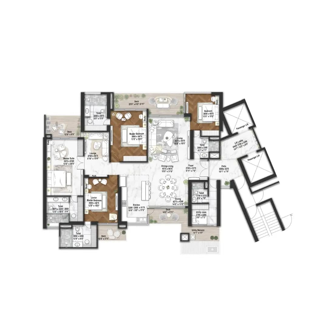 elan tha statment luxury floor plan Gurgaon