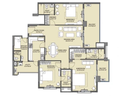Mulberry Moments Sohna Road Floor Plan
