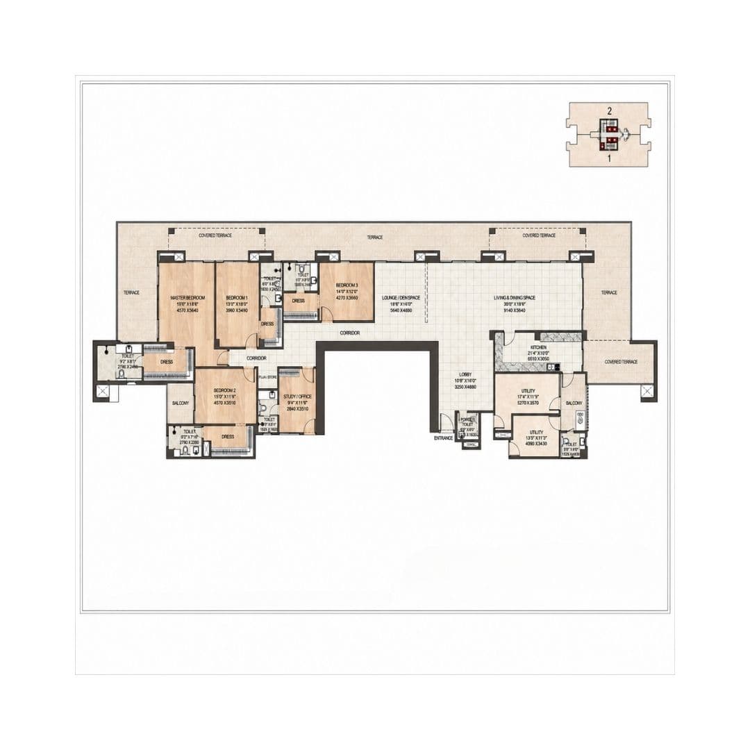 DLF Privana South Penthouse