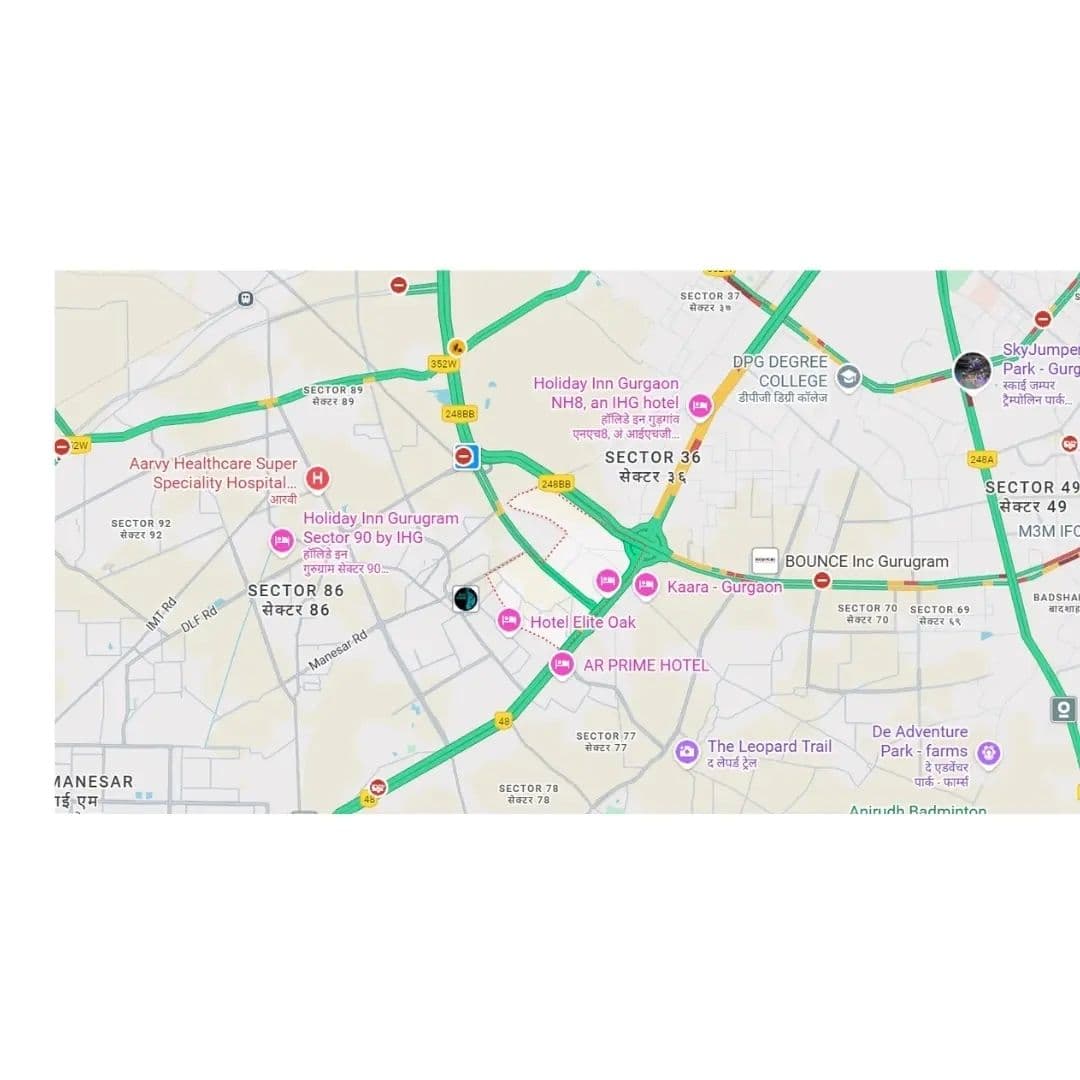 Lamose Gratitude Gurgaon map